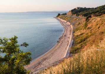 Der Strand von Anzac Cove, Blick nach Norden